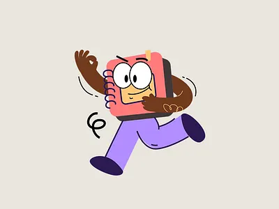 Nori the Notebook Mascot Illustration 2dillustration 3d animation branding cartoon character characterdesign cute design flatdesign graphicdesign illustration logo mascot mascotdesign motiondesign notebook playful retro vector