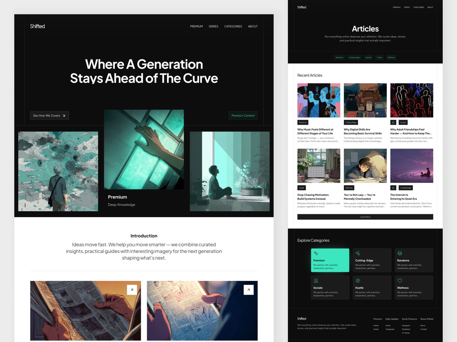 Example of Complete Website Design & Development