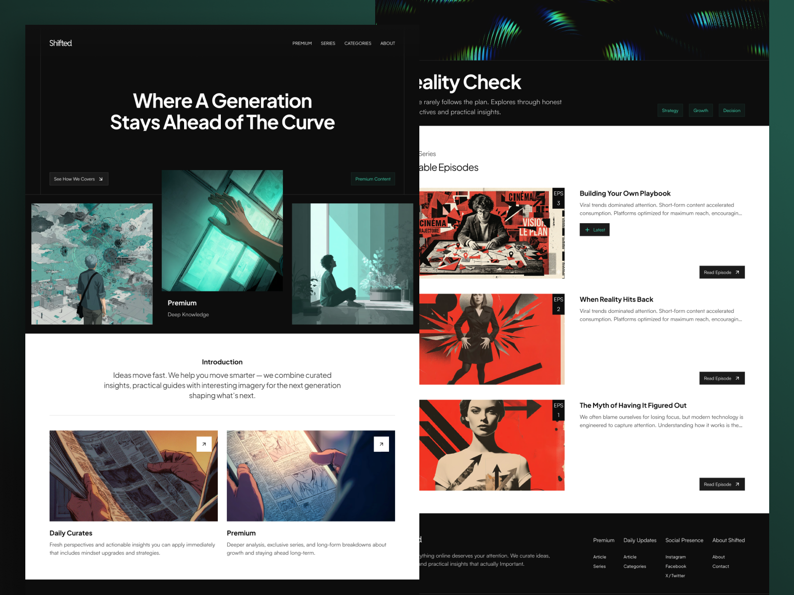 Example of Complete Website Design & Development