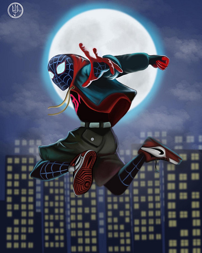 Spider-Man digital art illustration spiderman