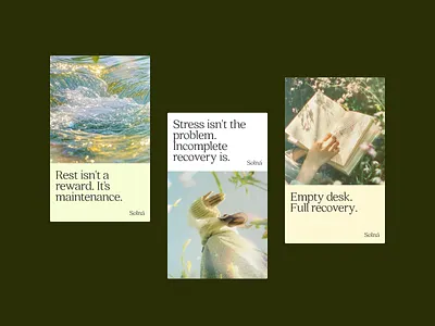 Solna - Social Media Post brand identity branding design graphic design health tech healthcare layout mental health minimalist social media social media post swiss design visual direction visual identity wellness