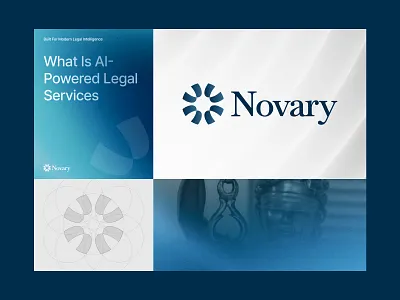 Novary - Visual Identity System brand brand identity branding clean design graphic design logo logo design mark minimal visual branding visual identity
