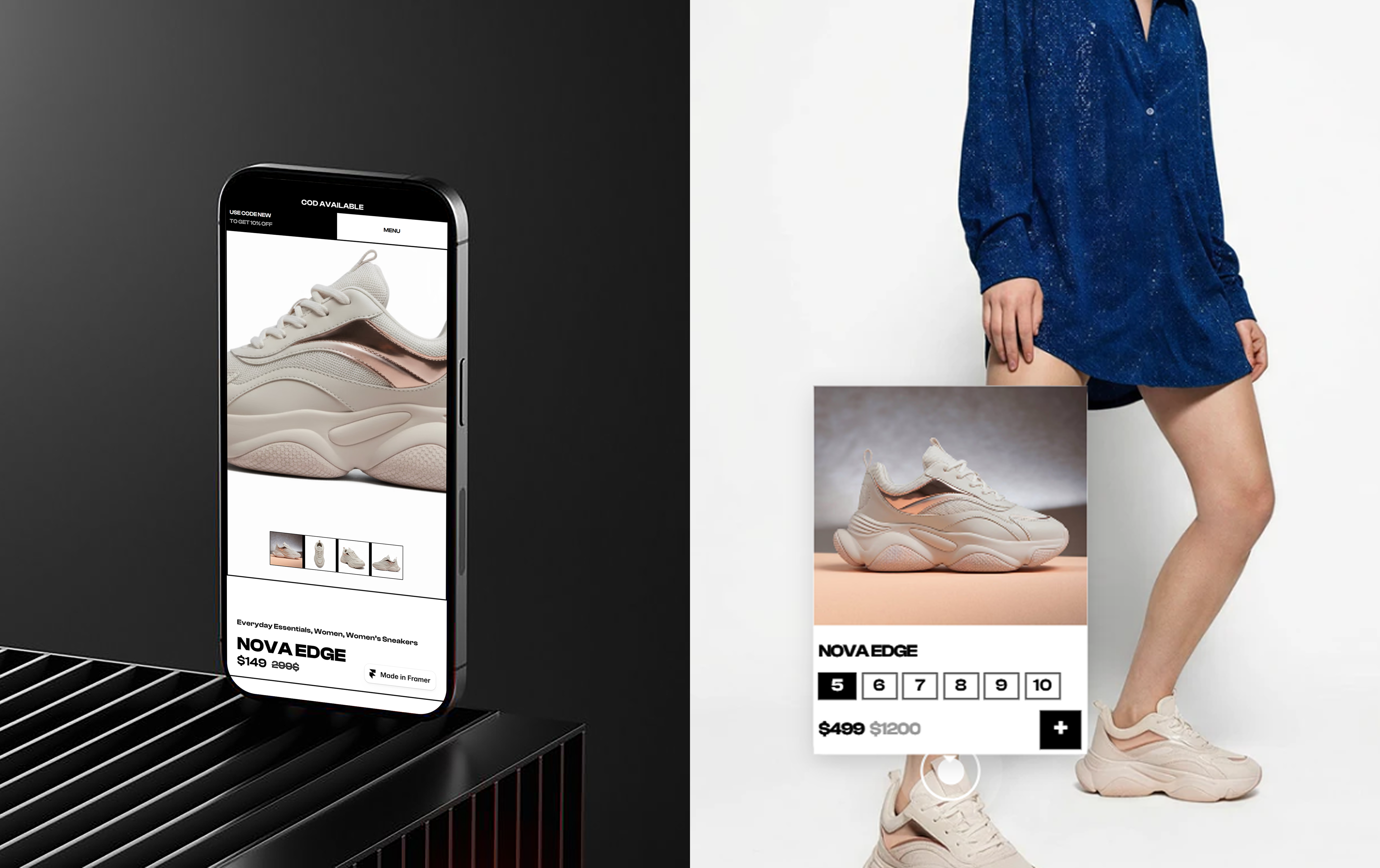 Corbell | Editorial Footwear Store, Minimal & Type-Driven brand identity branding e commerce ecommerce editorial editorial design fashion footwear framer commerce framer development minimal minimalism modernist product page shoes swiss design type driven typography ui design web design