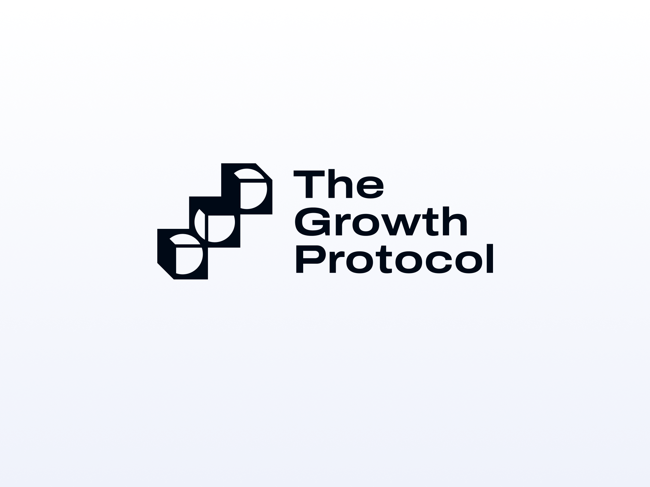 The Growth Protocol Logo adobe illustrator blockchain brand identity branding coin crypto dark logo decentralization digital marketing graphic design illustration logo logomark logotype marketing platform vector web3
