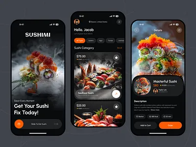Japanese Restaurant App ecomerce food flutter food food app graphic design illustration japanese cuisine menu design recipe reservation system restaurant website tabemono taberu ui user interface design ux