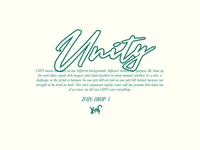 Unity- Streetwear Tshirt Design apparel branding clothing clothing brand clothingbrand design fashion graphic design graphicdesign minimal print streetfashion streetwear tshirt tshirtdesign typography unity urbanstyle y2k