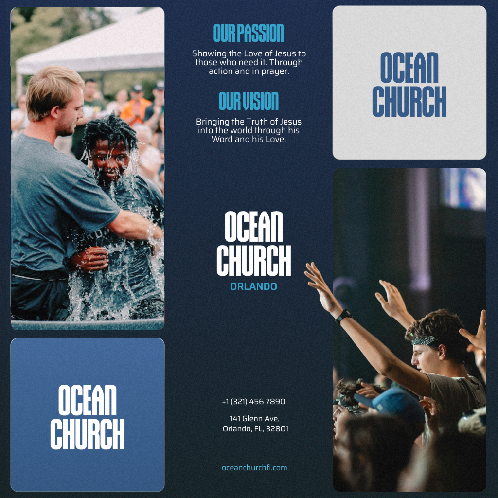 Ocean Church Brand Identity and Design branding graphic design logo