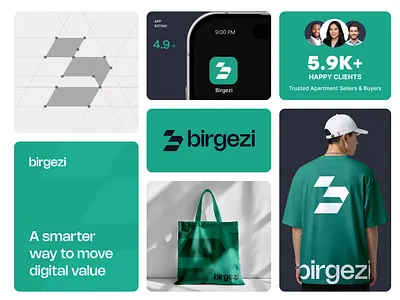 Logo and Branding - Visual Identity Design abstract blocks brand branding clean connectivity design fintech logo geometric graphic design icon identity logo mark modern movement symbol symbol design tech logo timeless