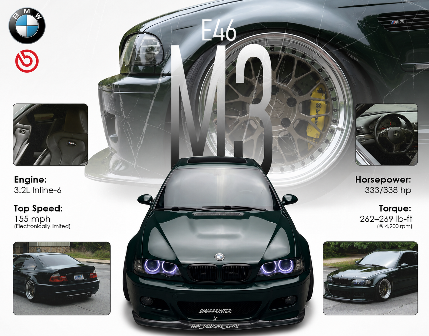 BMW Poster Design |BMW E46 M3 adobe bmw bmw m3 car car poster design freelance freelancer graphic design graphic designer photoshop poster poster design sports sports car
