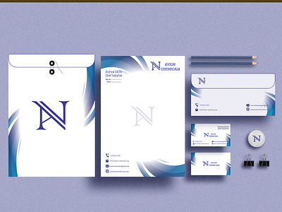 Stationery Design business card graphic design letterhead stationery design