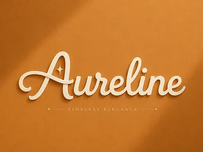 AURELINE™ Timeless elegance wrapped in modern softness. athletic branding creative design graphic design illustration logo logo design logo design service logotype vector wordmark wordmark logo