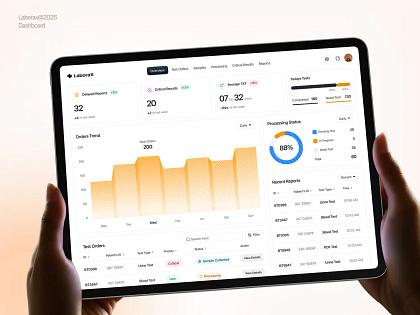 Diagnostic Lab Management Dashboard