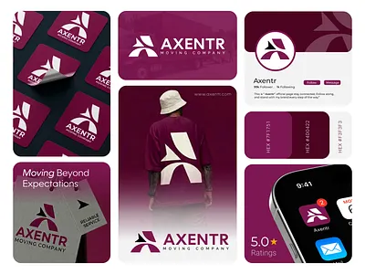 AXENTR | Brand Identity Showcase a letter logo a logo app logo brand identity branding company branding creative logo design feminine logo logistic brand logisticmart logo design logomark minimalist logo design moving company logo personal branding saas branding spa logo startup tech brand typography