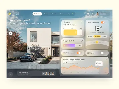 UI-UX for Smart Home design interface product service startup ui uiux ux web website