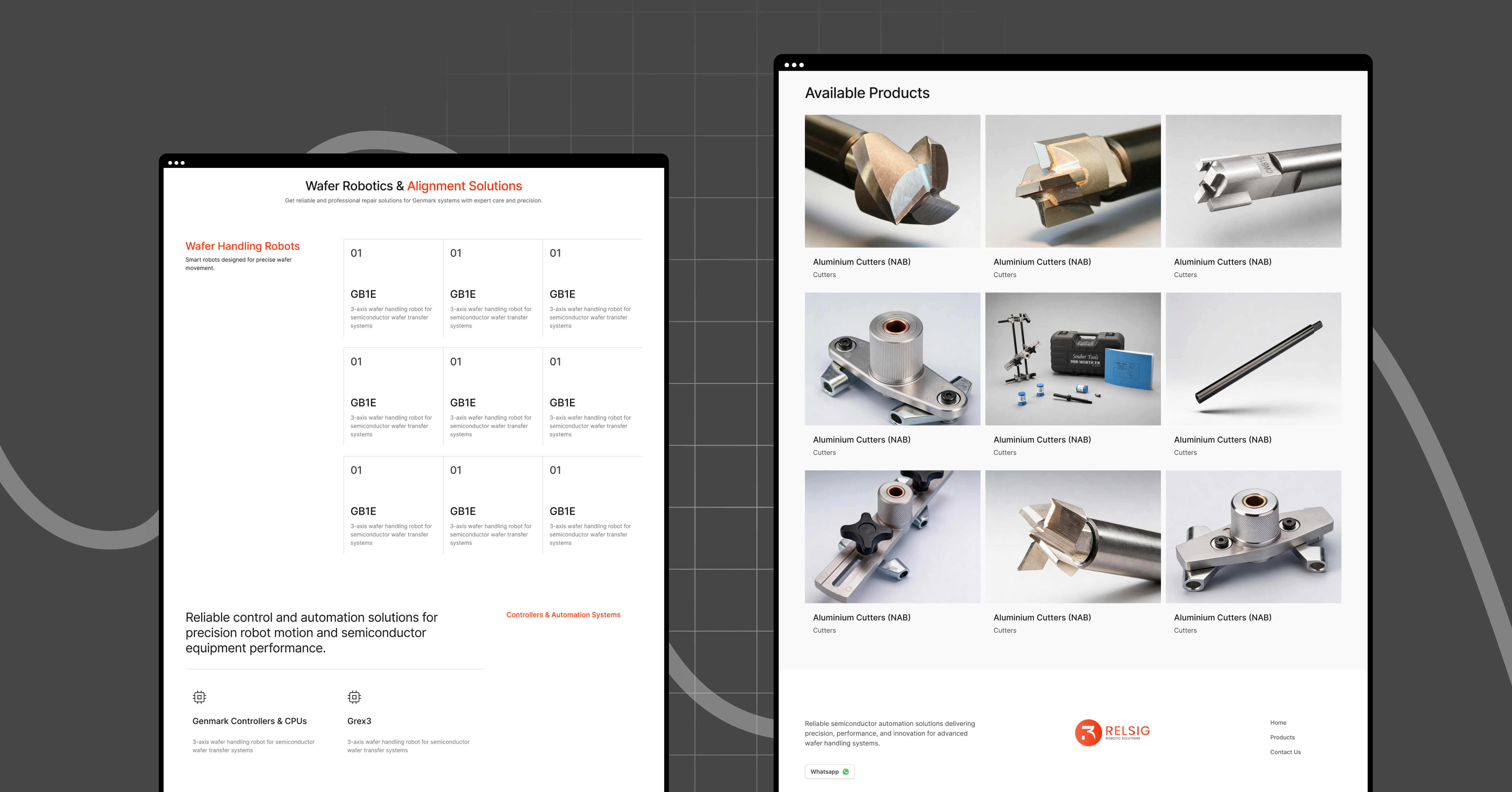 Genmark Robot Repair UI/UX Website Design cleanui design minimalism ui ux webdesign
