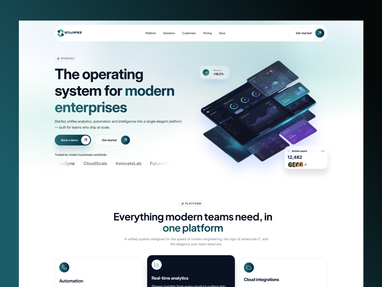 Example of STARFEZ — Modern Enterprise SaaS Platform
