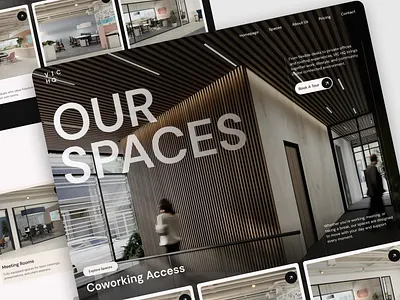 Modern Coworking Website — Full-Cycle Webflow Development development landing landing page landing page design turnkey website web design webflow webflow development webflow website website website design
