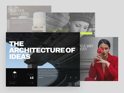 Modern Hero section designs brutalism clean ui creative agency design system divi 5 divi framework editorial design landing page layout exploration minimalism portfolio website saas dashboard typography uiux web design