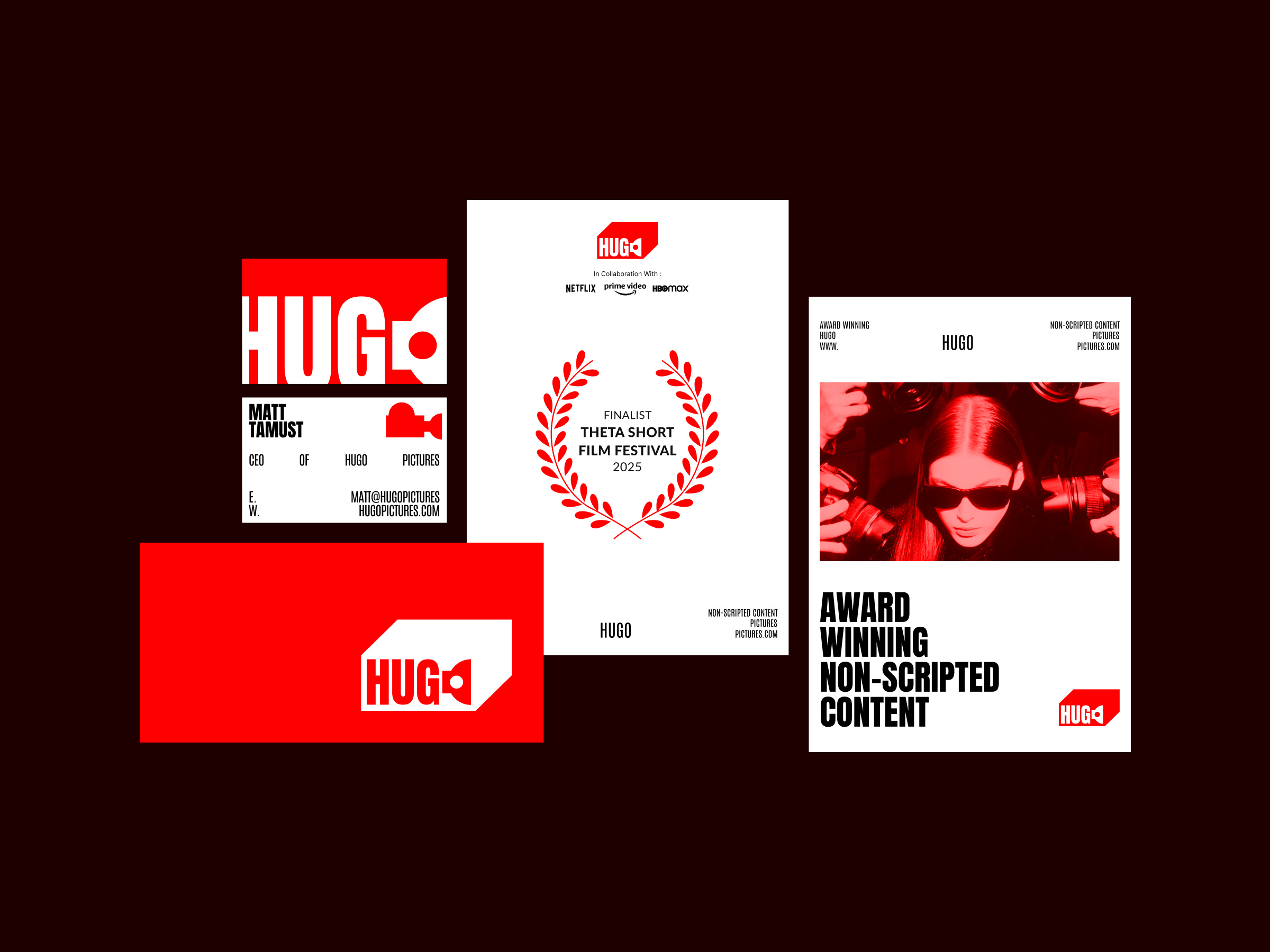 HUGO - Production House Visual Identity