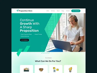 Talent Coaching Website Concept animation app design clean interface clean ui dashboard ui design illustration modern ui ui ui ux design