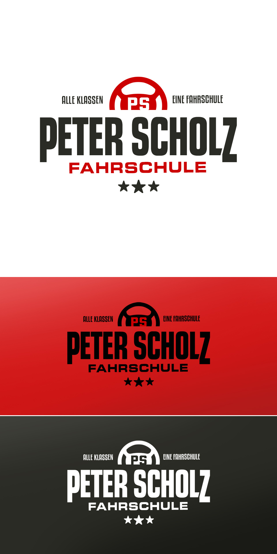 Driving Instructor logo design branding driving instructor fahrschule germany graphic design logo logo design stationery typography