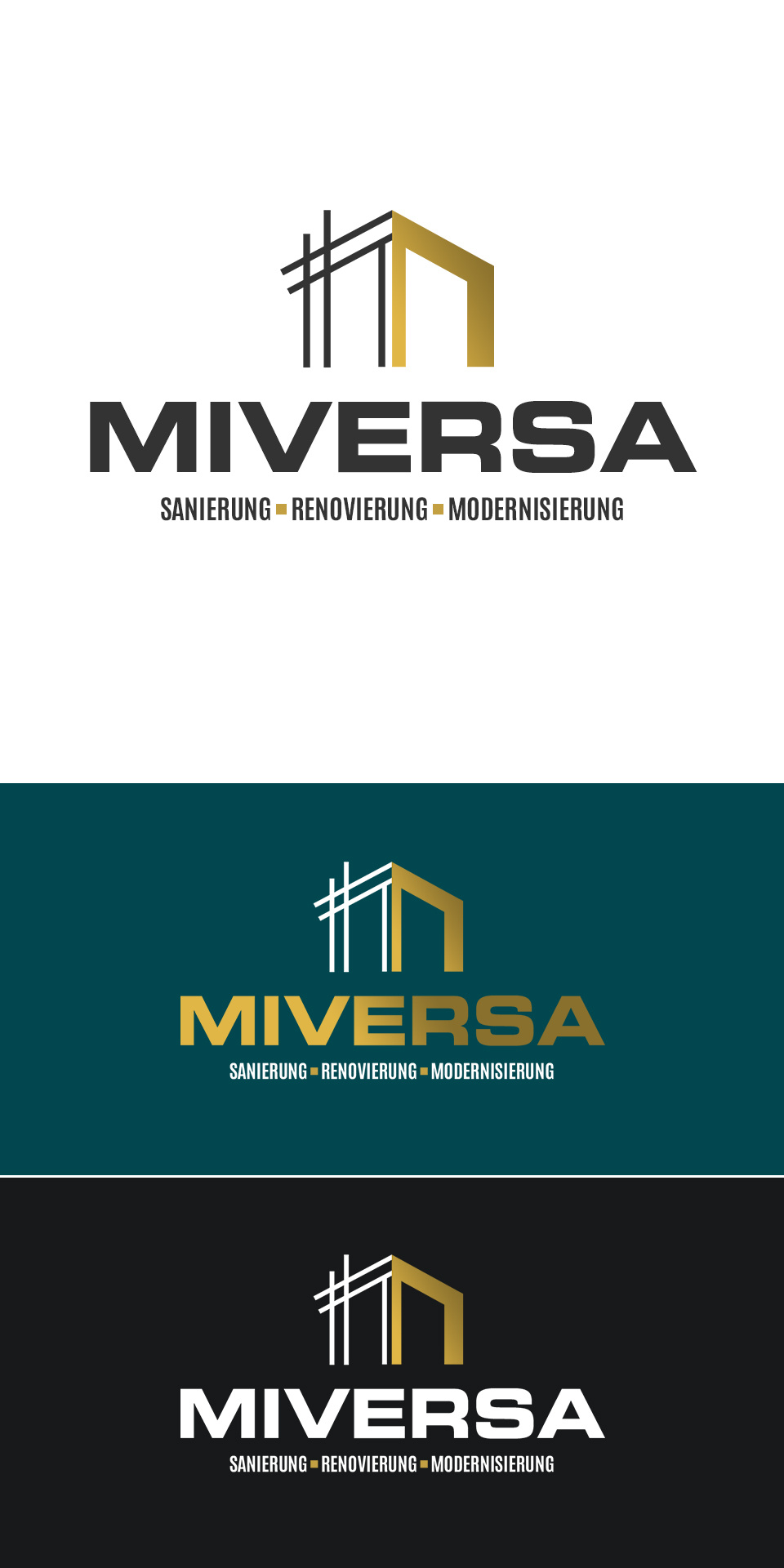 Construction logo design architecture branding construction design germany graphic design logo logo design renovating stationery