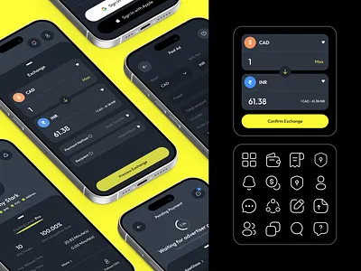 Peerpe Money Transfer App MVP app app ui app uiux awe design ios mvp ui ux