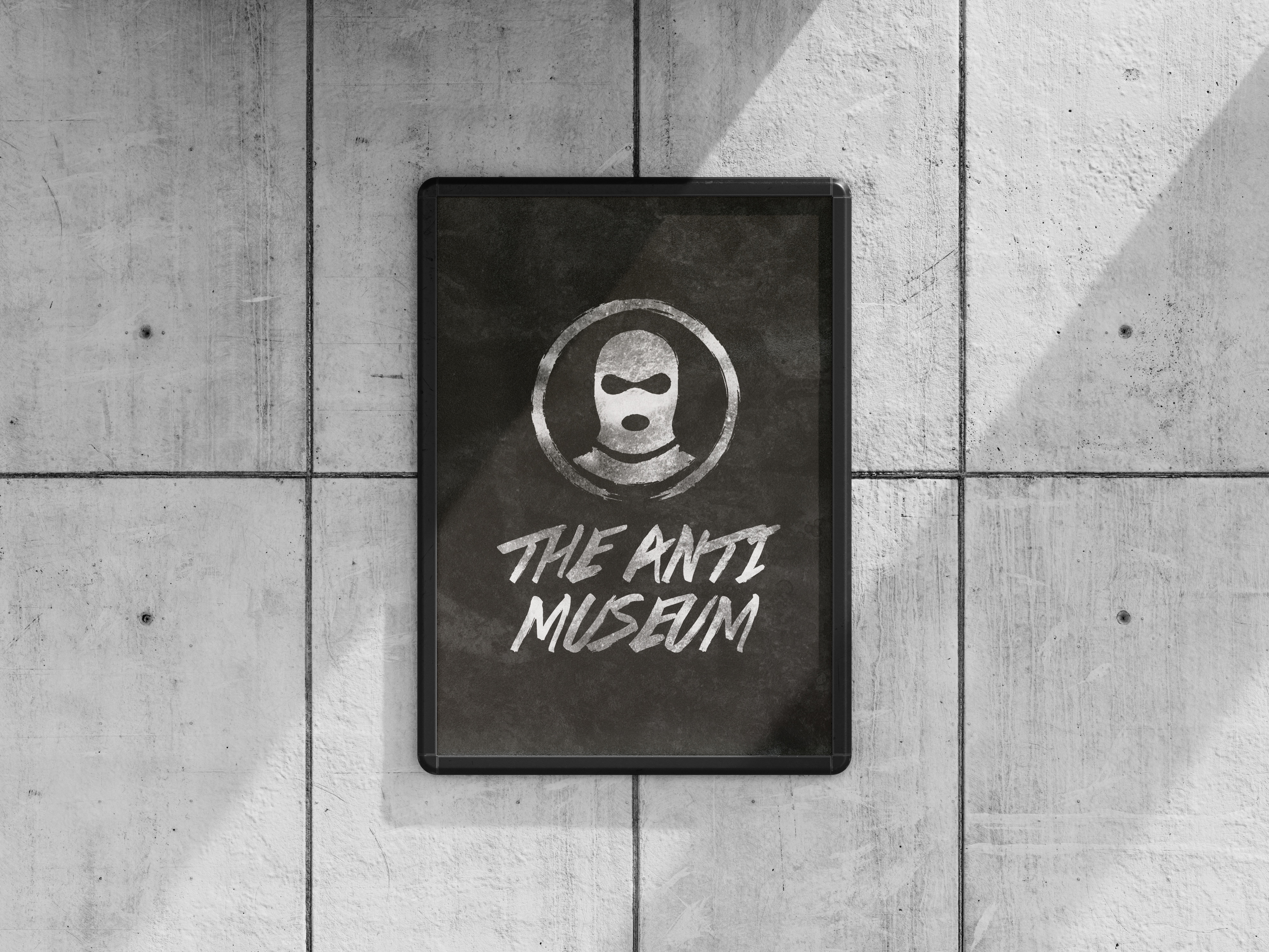 The Anti Museum - Poster branding graphic design logo