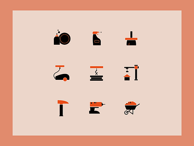 Icons Cleaning adobe illustration cleaning design figma icons ui web design