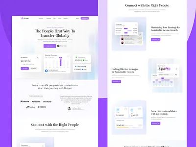 Finance Website UIUX finance interface product service ui ux web