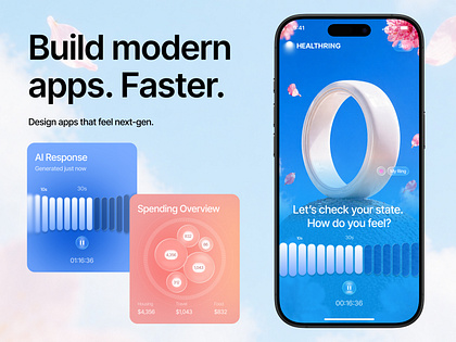 Glass Charts — Premium Data Visualization UI Kit