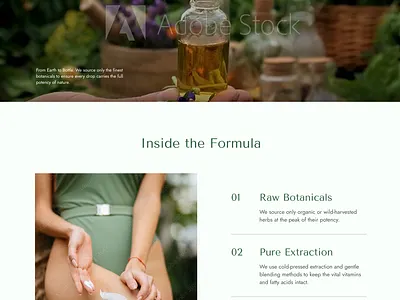Natural Herb Website Design | Modern Wellness & Herbal Brand UI animation branding digital product design ecommerce ui graphic design health website herbal website lifestyle website modern web design motion graphics natural products organic branding responsive design ui ui ux design user interface web design web ui wellness website