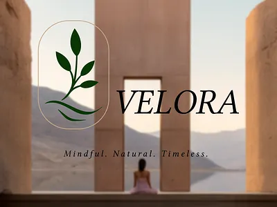 VELORA — Sustainable Lifestyle Branding brand identity brand system branding earthy aesthetic eco branding graphic design logo design luxury branding minimal minimal logo minimalist design modern branding organic branding packaging packaging design typography visual identity