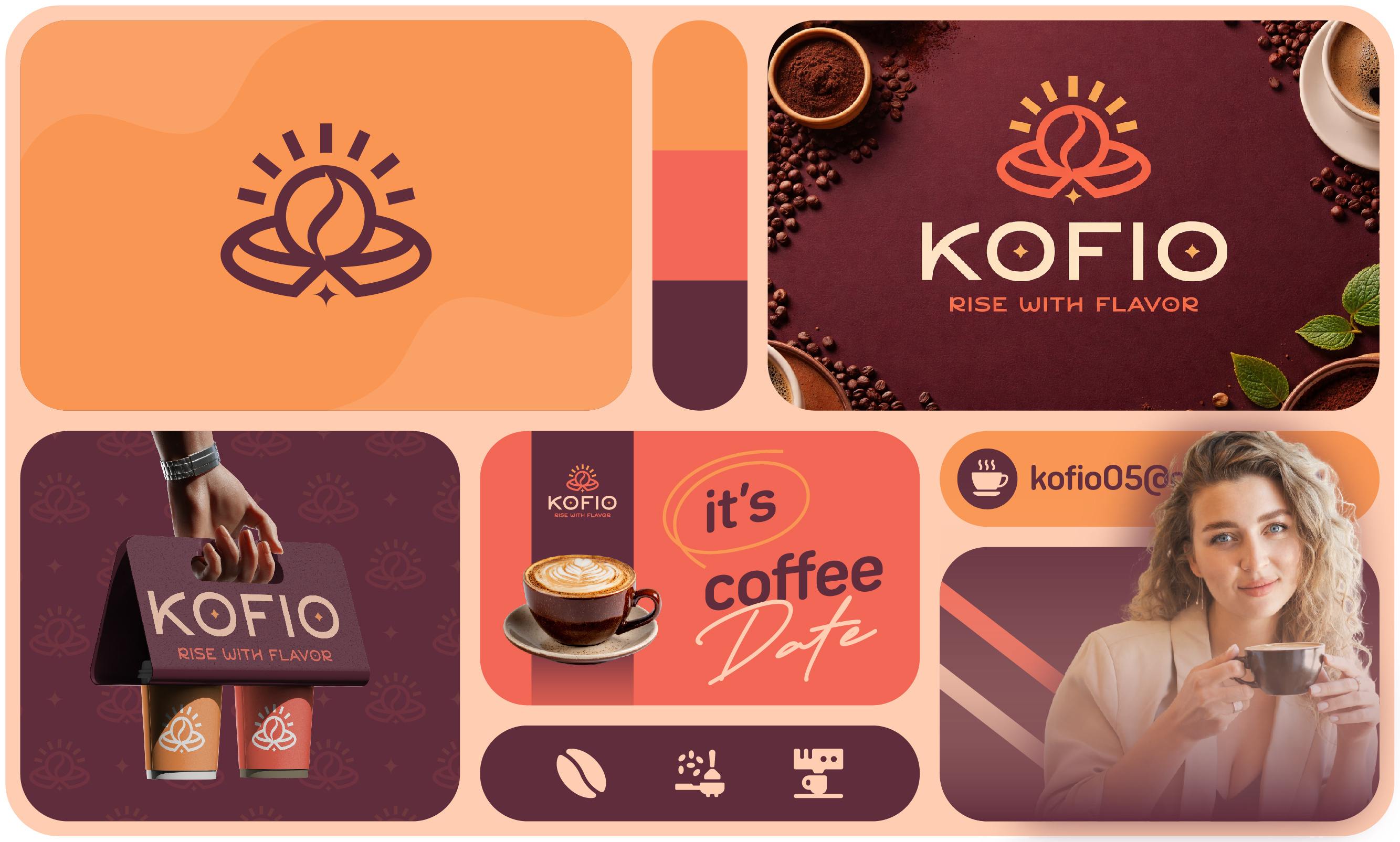 Example of Kofio branding