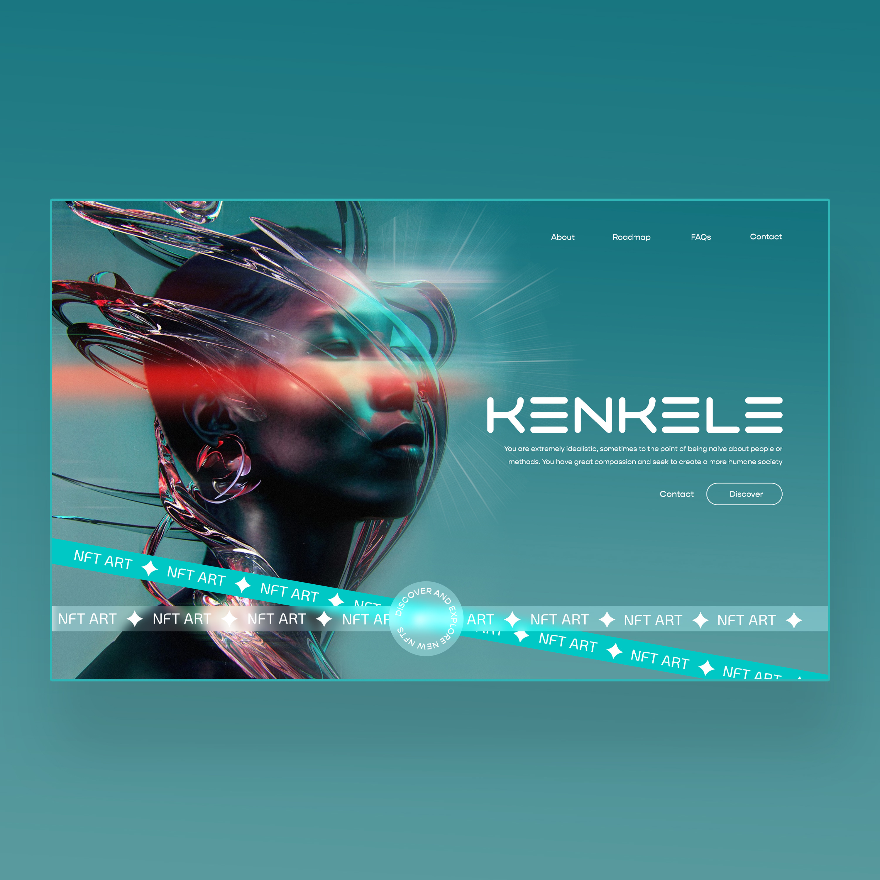 Kenkele Web Ui Design Concept design graphic design nft photography ui ui design ux ux design web design web designer