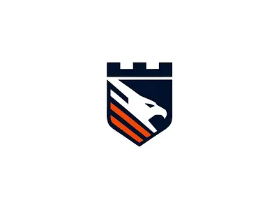 Eagle Castle Shield Logo – Sports Mascot Badge Identity athletic branding badge logo design brandidentity branding castle shield logo creativedesign eagle logo design esports logo design graphic design logo logodesign mascot logo design modernlogo sports brand identity