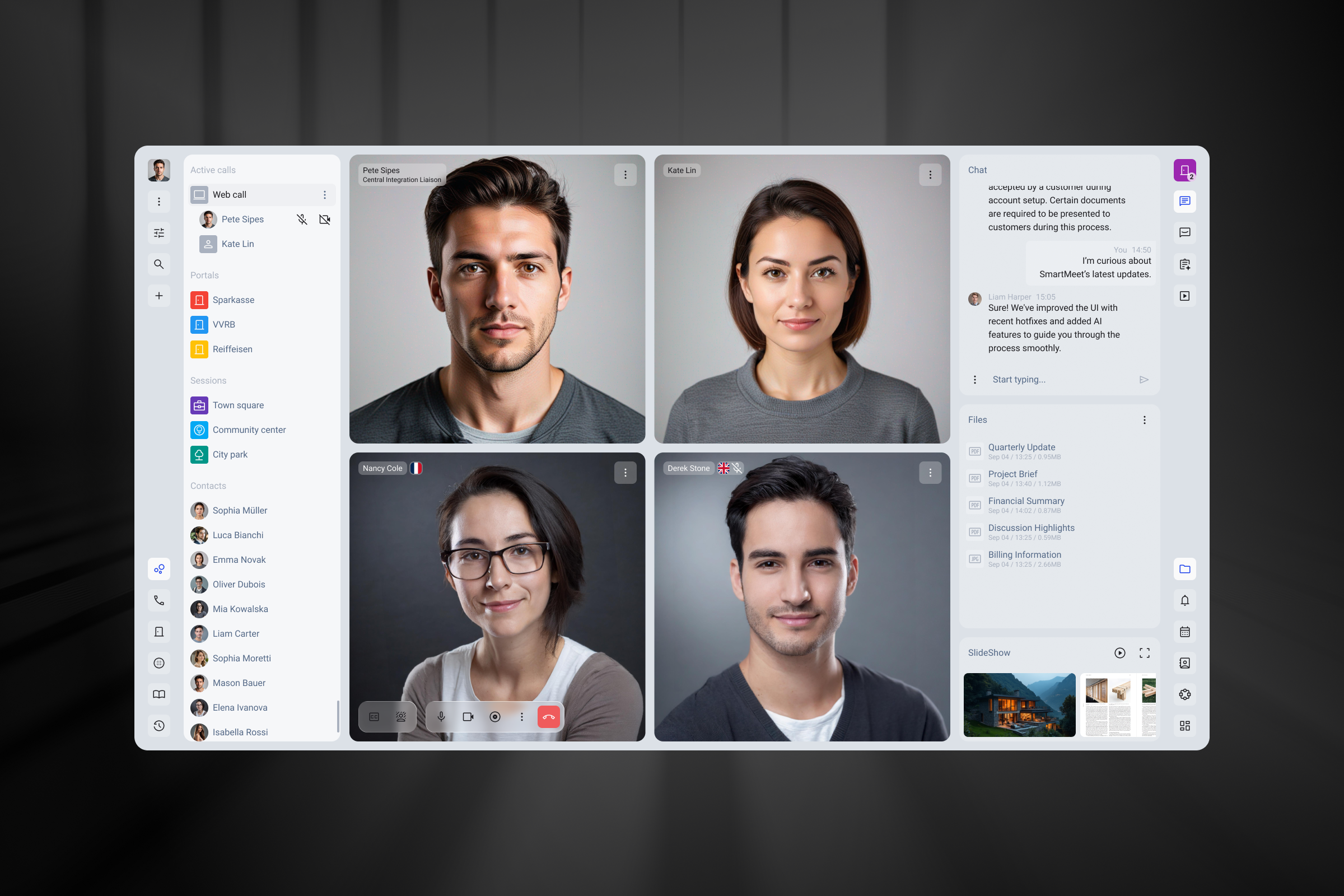 Cross-Platform Video Consultation Workspace Design animation app b2b b2c call case study communication figma interaction design interface platform presentation product responsive saas software ui ux video web