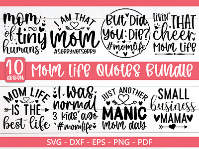 Mom Life Quotes Bundle, Mothers Day Svg Design,Mom svg, branding graphic design mom mom life quote