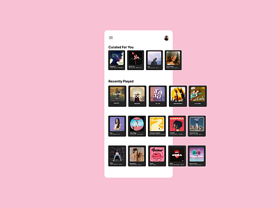 Curted For You #Dailyui#day91 dailyuiday091 graphic design ui