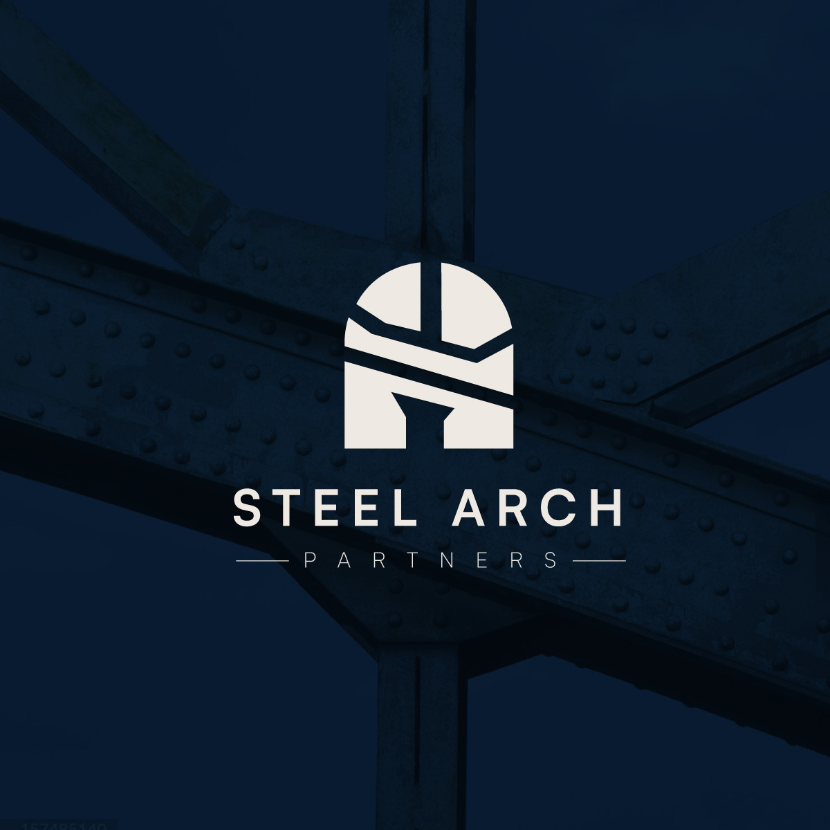 Logo Design for "Steel Arch Partners" an Architectural Brand abstract logo architecture logo branding custom logo graphic design graphic designer logo logo design logo designer minimal logo modern logo premium logo design professional graphic designer typography logo