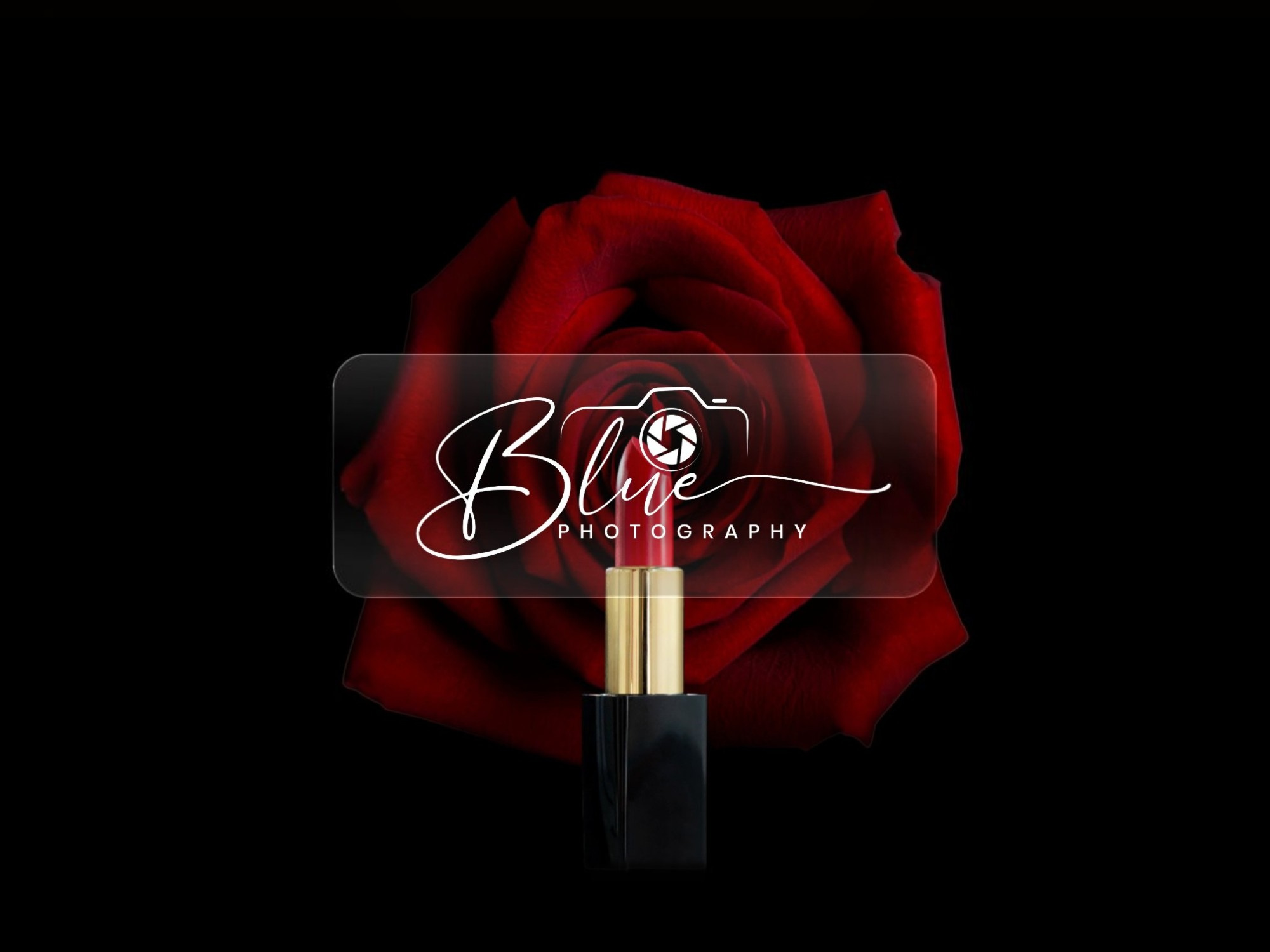 Blue Photography — Luxury Brand Identity & Logo Design beauty brandidentity branding cosmetics elegant glassmorphism graphicdesign logo design logodesign luxurybranding minimaldesign photography logo photographylogo product photography signaturelogo typography visual identity visualidentity