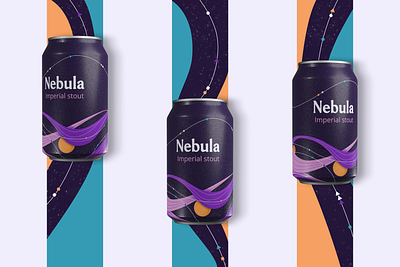 Nebula Beer Package Design Concept 2d 3d beer blender branding design graphic design illustration mockup