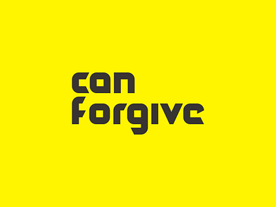i can forgive can forgive last shot letters minimal minimalist simple text typeface typo typography