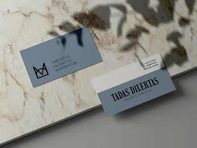 MDA medžio dizaino aspektai brand design branding graphic design logo logotype