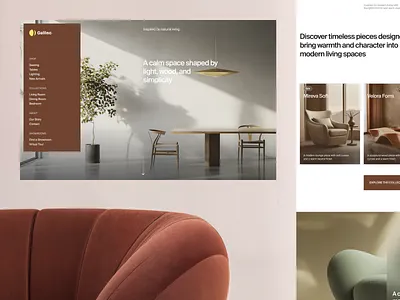 Furniture Website – Exploration design exploration furniture design furniture website modern interior modern living ui design ui exploration web design website exploration