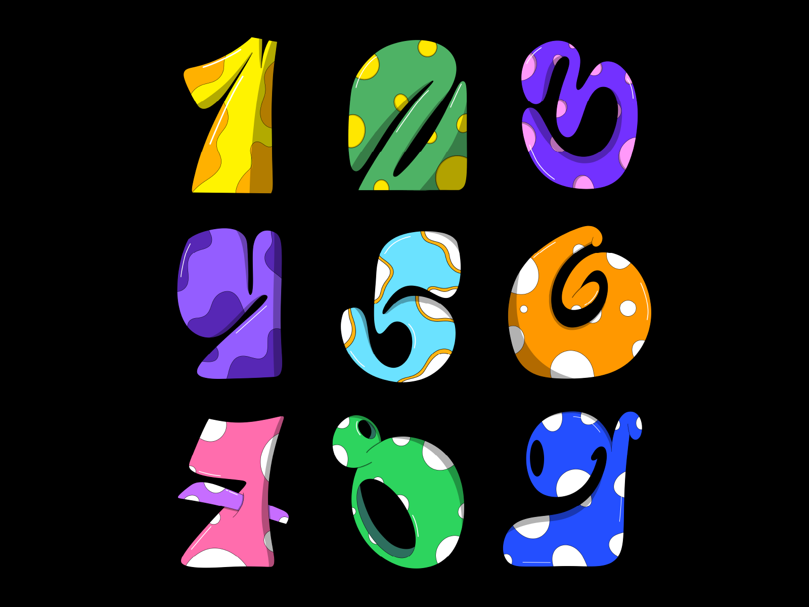 LETTERING NUMBERS 2d 3d art design graphic design hand lettering illustration ilustrator lettering lettering art lettering artist lettering numbers numbers numbers design type type design typography