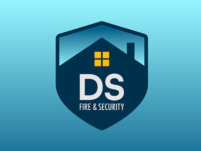 DS Fire & Security branding design graphic design illustration logo typography vector