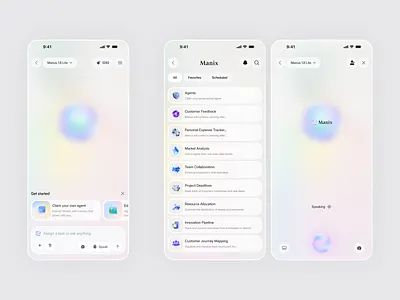 AI Agent Builder – Mobile App ai assistant ai interface ai mobile ai mobile app artificial intelligence conversational ai gpt chat mobile app smart ai smart assistant voice recognition web