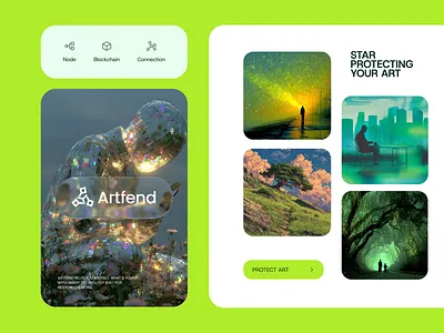 Visual Exploration Branding For Artfend ai logo ai security art logo art protection art theft blockchain brand identity branding futuristic logo intellectual intelligence logo logo logo creator logodesign modern logo modular logo node logo saas logo tech logo web3 logo