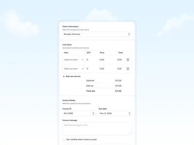 Book My Time - Invoicing & Billing appointment appointment software billing billing software booking software finance fintech invoice invoice maker invoicing payment product design product designer ryt brothers saas saas design scheduling app web app web app design yc